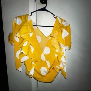 Yellow blouse